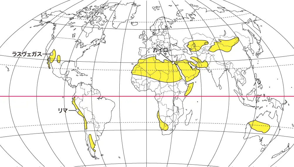 BWが該当する主な都市