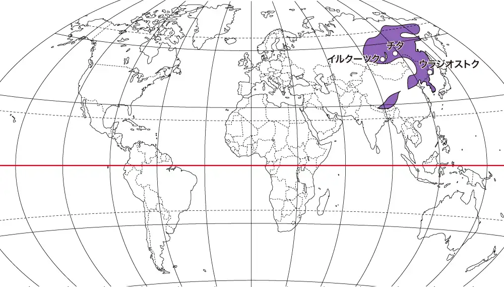 亜寒帯冬季少雨気候の主要都市