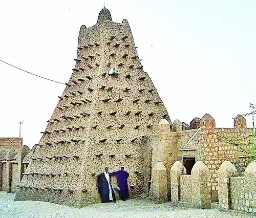 トンブクトゥの日干しレンガのモスク