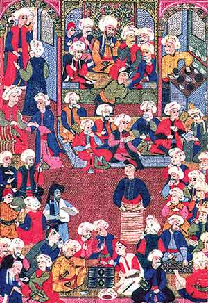 イスタンブルのコーヒー店